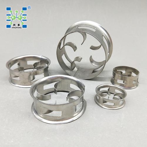 50mm金属阶梯环填料 阶梯环填料 二氧化碳脱气塔臭氧接触塔