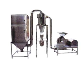 中药粉碎机 黄精粉碎机 旋风脉冲吸尘粉碎机组