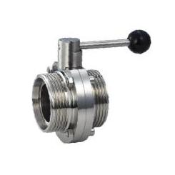 卫生级螺纹蝶阀